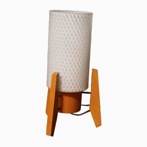 Mid-Century Rocket Schreibtischlampe von Drevo Humpolec, Ehemalige Tschechoslowakei, 1960er
