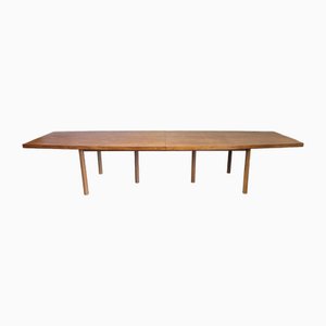 Mesa de comedor grande estilo danés vintage, años 60