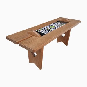 Guillers Coffee Table by Guillerme Et Chambron for Votre Maison, 1950s