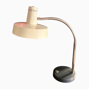 Mid-Century German Desk Lamp with Gooseneck and Witch Hat from Hillebrand Lighting, 1950s