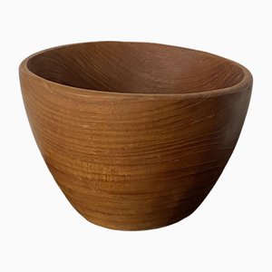 Mid-Century Modernist Teak Bowl, Denmark, 1950s