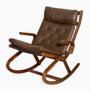 Rocking Chair in Teak Wood, Norway, 1960s