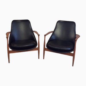 Set of Armchairs in the style of Model Elizabeth by Ib Kofod-Larsen for Christensen & Larsen, 1960s