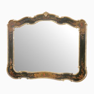 Wall Mirror with Lacquered Wood Frame