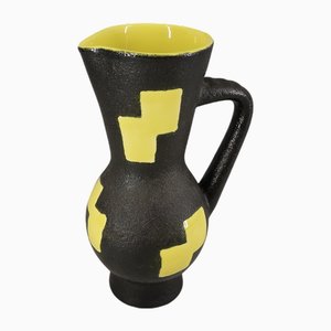 Vintage French Ceramic Pitcher, 1950s