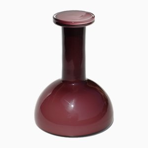 Italian Purple Murano Glass Bottle from Gianfranco Frattini Progetti, 1970s