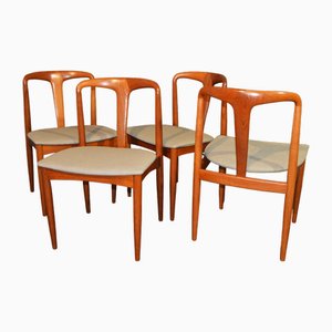 Sedie Juliane in teak attribuite a Johannes Andersen, set di 4