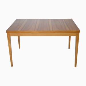 Mesa de comedor extensible Mid-Century de nogal, años 60