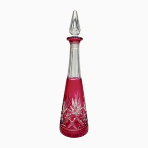 Massenet Rosenkaraffe von St Louis Crystal, 1920
