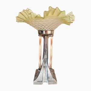 Modernist Green Centerpiece, 1890s