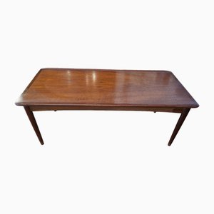 Tavolino da caffè modello 105 in teak di Mobelintarsia, Danimarca, anni '60