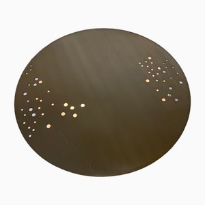 Large Italian Handcrafted Light Panel in Steel and Acrylic Glass, 1970s