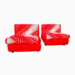 Poltrone Amanta di Mario Bellini e Gaetano Pesce C&b Italia - B&b, anni '70, set di 2