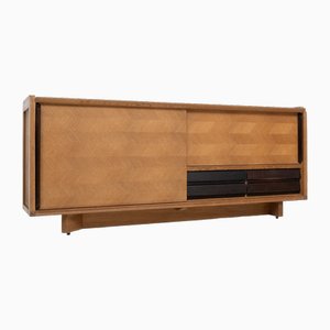 Oak Sideboard by Guillerme Et Chambron for Votre Maison, 1950s