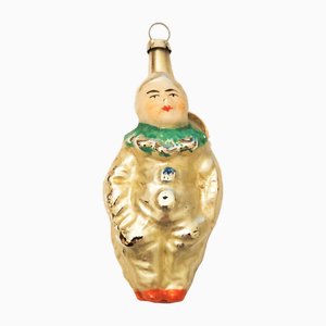 Palla di Natale Pierrot in vetro, fine XIX secolo