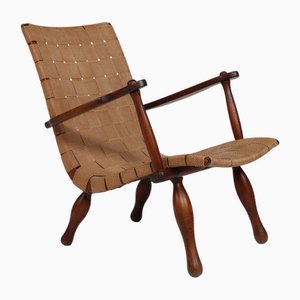 Vintage Swedish Easy Chair in the style of Karl Scröder, 1930s