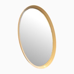 Miroir Mural Mid-Century Space Age Oval, Italie, 1970s