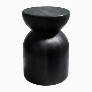 Collision Stool in Dark Beech Wood by Moanne