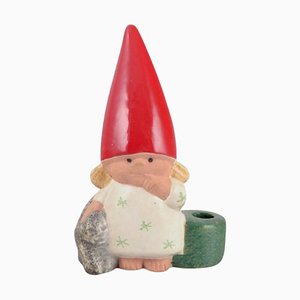 Ceramic Candlestick by Lisa Larson for Gustavsberg, Late 20th Century