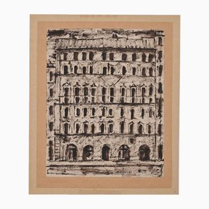 Arturo Peyrot, Gebäude, Tempera, 1943