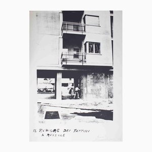 Giuseppe Chiari, El borde de los patines, Offset, 1974