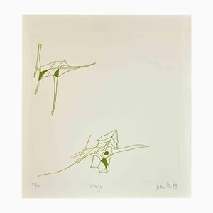Achille Perilli, Phrases, Orafe, Etching, 1999