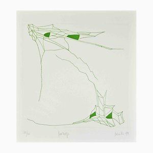 Achille Perilli, Phrases, Passage, Etching, 1999