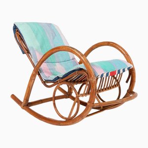 Vintage Italian Design Rocking Chair