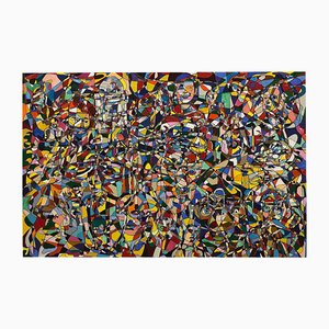 Albrecht Behmel, Big Bang, 2023, Acrylics & Ink on Canvas