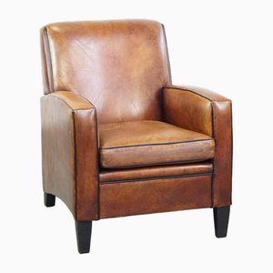 Vintage Sheep Leather Armchair