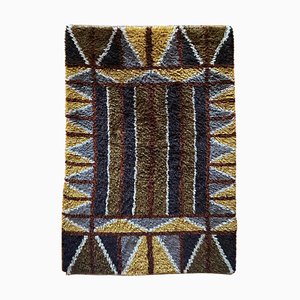 Mid-Century Modern Hochflor Rya Teppich, 1960er