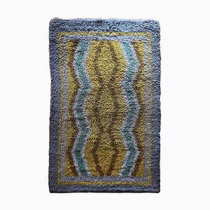 Mid-Century Modern Rya Rug, 1960s