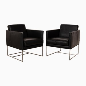 Leather Armchair in Black from Bert Plantagie