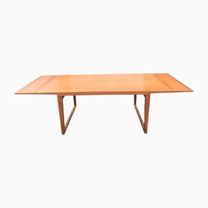 Mesa de comedor vintage con solapa abatible de teca de Heals