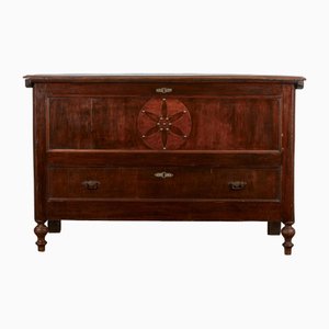 Commode Cassacomo marquetée et plaquée de divers bois, Italie, XIXe siècle