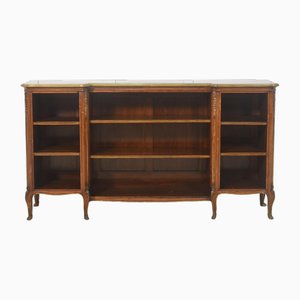 Kingwood Ormolu Mounted Open Bookcase