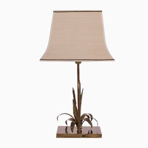 Brass Reed Lamp from Maison Jansen, 1970s