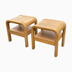 Brutalist Nightstands by Villy Nørgaard, 1993, Set of 2