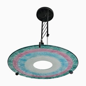 Lampada da soffitto Rings of Saturn, anni '80