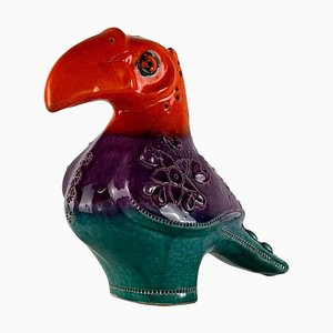 Scultura in ceramica Tucano attribuita ad Aldo Londi per Bitossi, Italia, anni '70