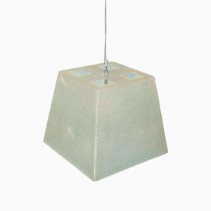 Lampe à Suspension Vintage Minimaliste en Fibre de Verre de Roche Babois