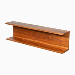 Minimalist Walnut Wall Console