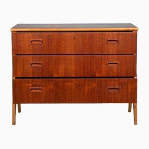 Cassettiera Mid-Century in teak, anni '60
