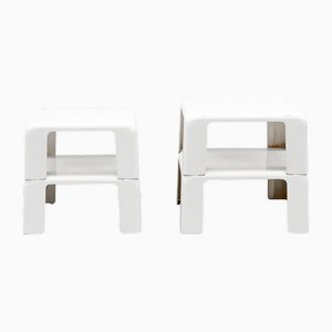 Quattro Gatti Nesting Tables by Mario Bellini for C&b Italia, 1960s, Set of 4