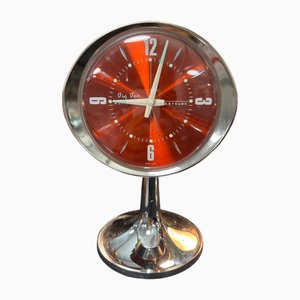 Roter Mid-Century Wecker von Westclox