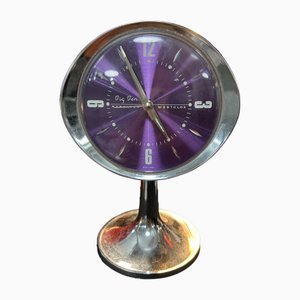 Mid-Century Purple Alarm Clock from Westclox