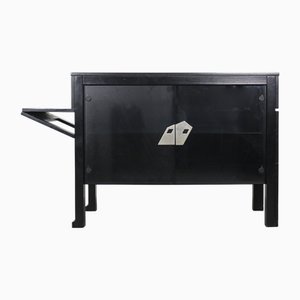 Black Canton Sideboard in Wood by Franco Raggi for Poltronova, 1987