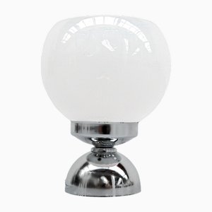 Italian Space Age Glass Table Lamp, 1970s