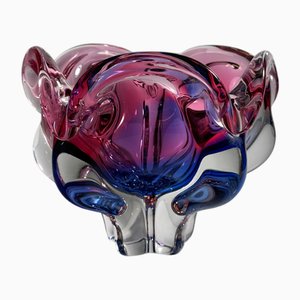 Große böhmische Vase von Josef Hospodka für Chribska, 1960er