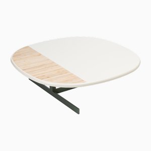 Naturae White Big Table by Angelettiruzza Design for Bottega Intreccio